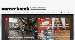 Desktop Screenshot of careerbreak.pl