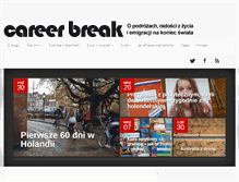 Tablet Screenshot of careerbreak.pl